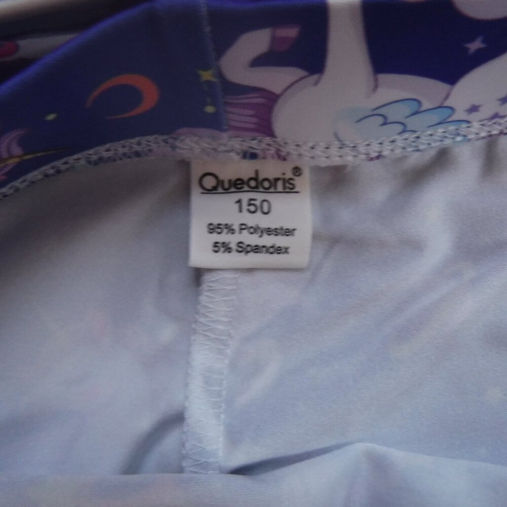Quedoris Girls Unicorn Leggings Size 150 - Set of 3 NWT - Picture 9 of 13